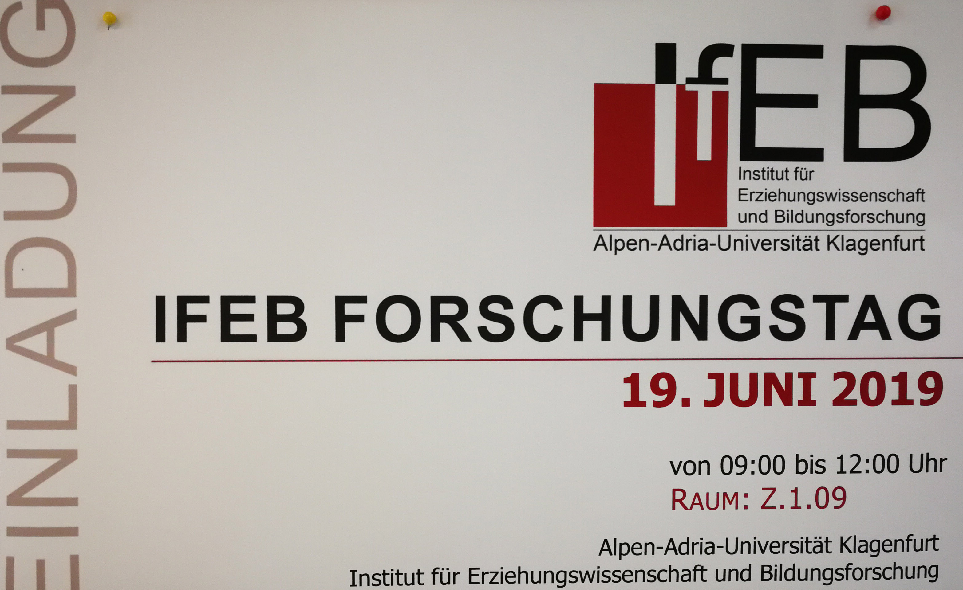 IfEBForschungstag Universität Klagenfurt