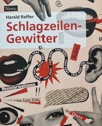 Buchcover von Harald Raffer: Schlagzeilen-Gewitter | ©aau/ouschan