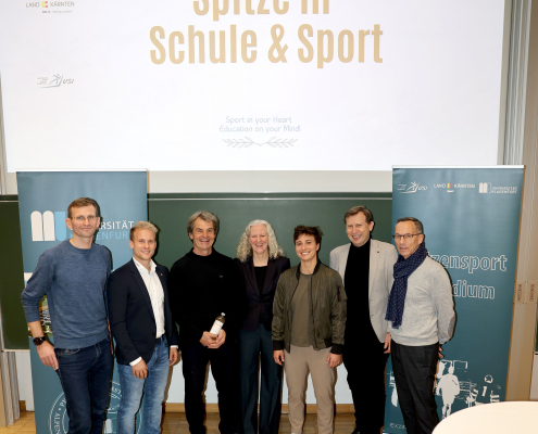 Spitze in Sport und Schule - Nadine Weratschnig und Hanno Douschan im Round-Table-Gespräch