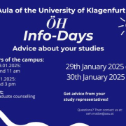 Invitation to the ÖH Info Days on 29 and 30 January 2025