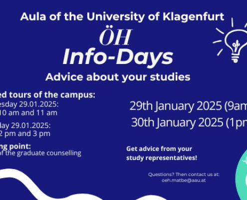 Invitation to the ÖH Info Days on 29 and 30 January 2025