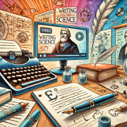 Illustration zur "Interviewreihe mit Wegbereiter*innen der Schreibwissenschaft" | generiert mit ChatGPT