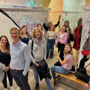 Praktikantin Alexia Balaz beim Teambuilding der wuapaa